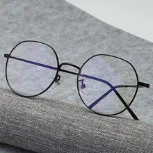 Новые дизайнерские женские очки оправы для оптики из металлического круглого стекла es оправа с прозрачными линзами очки для глаз черный серебристый золотой глаз, стекло
