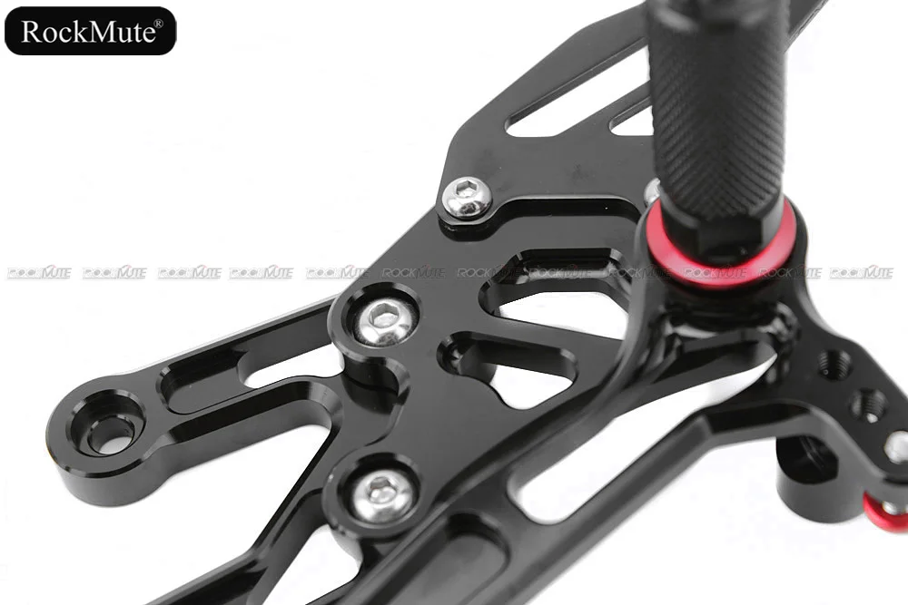 ЧПУ Алюминиевый Мотоцикл Регулируемый Rearset задний комплект ножная педаль Подножка для KAWASAKI ZX-636 2005-2006