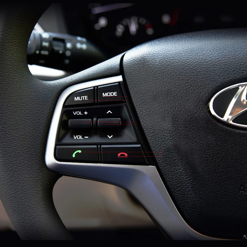 Lsrtw2017 для hyundai Solaris Verna автомобильный руль кнопка Bluetooth интерьерные аксессуары Молдинги