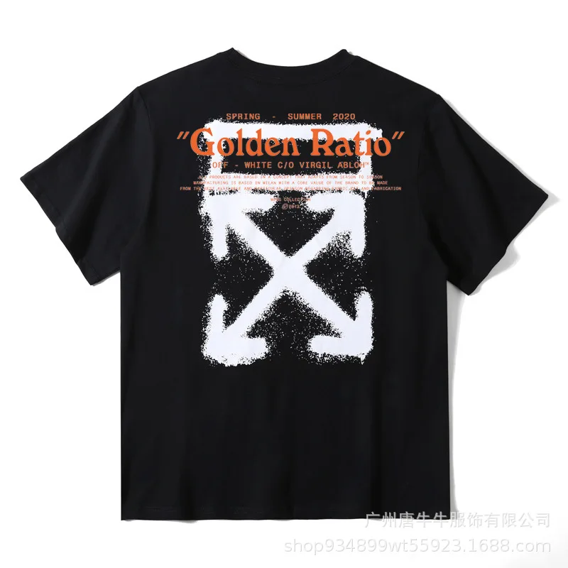 

Ow T-shirt Cartoon Spray-print Arrowhead T-shirt Short Sleeve