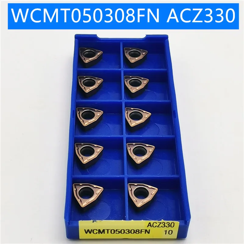 

WCMT050308 ACZ330 Carbide Insert Turning Tool Turning Milling Cutter CNC Cutting Tool Slot Cutting for WC Type U Drill Bit