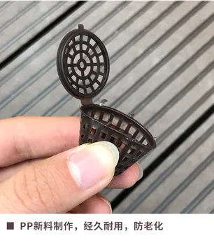 

Organic Fertilizer Box Plastic Outdoor Gardening 100Pcs Orchids Basket