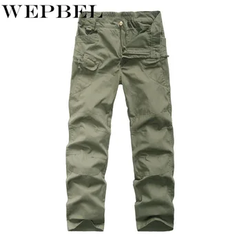 

WEPBEL Tactical Men Pants Combat Trousers SWAT Army Military Pants Men Cargo Pants for Men Military Style Casual Pants