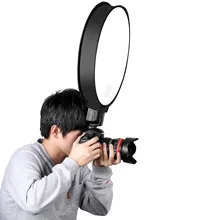 

2022 30cm/40cm Round Universal Portable Speedlight Softbox Flash Diffuser On-Top Soft Box For Camera