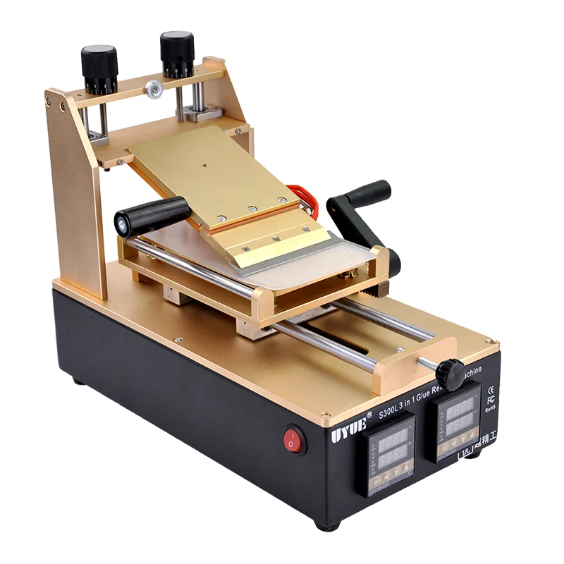 

UYUE S300L Roller manual degumming machine, all aluminum platform, metal body, 2-in-1 degumming separator free shipping