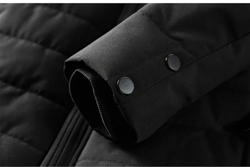 Greatest  2019 Men Winter Jacket Parkas High Quality Cotton Padded Wadded Thick Warm Outerwear Casual Coats M