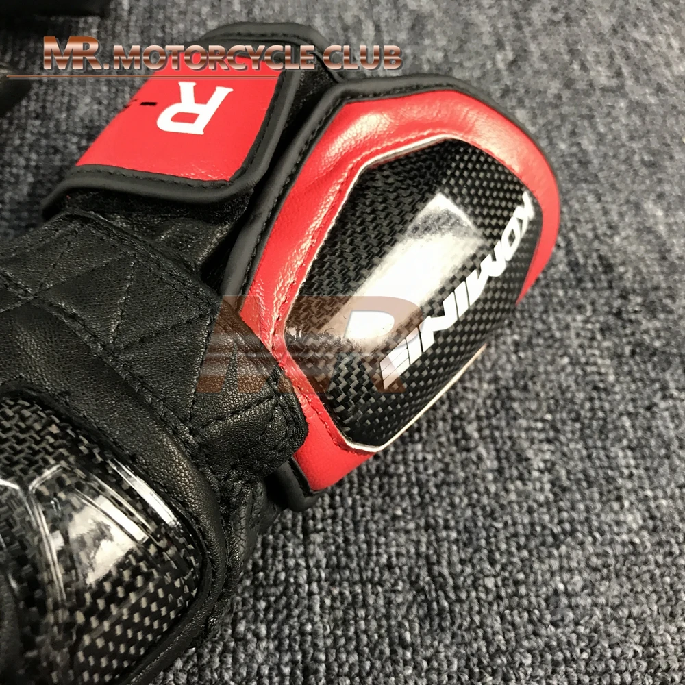 Guantes de motocross resistentes al desgaste de la pantalla tartil de cuero para motocicleta de verano GK-198