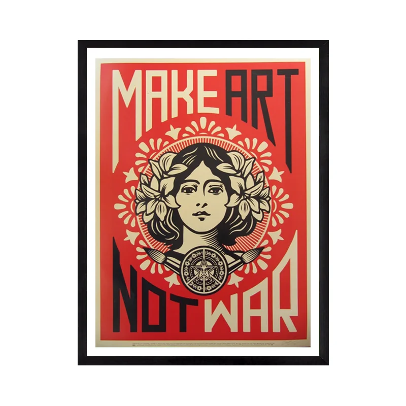 Искусство не войны Shepard Fairey холст Художественная печать живопись плакат Настенные картины для украшения комнаты домашний Декор без рамки