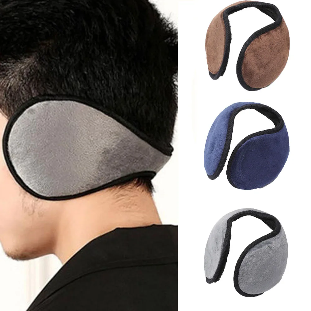 Hot Unisex Winter Casual Warm Ear Muffs Earflaps Women Girls Soft Earmuffs Ear Warmer Cover Wrap Band And Bandless Ear Muff