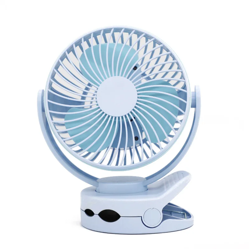 

USB Charging Clip Office Small Night Lamp Fan Portable Desktop Mute Strong Winds Stroller Tent Mini Fan