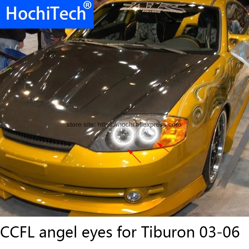Отличный комплект HochiTech CCFL с ангельскими глазами ультраяркое освещение фар для