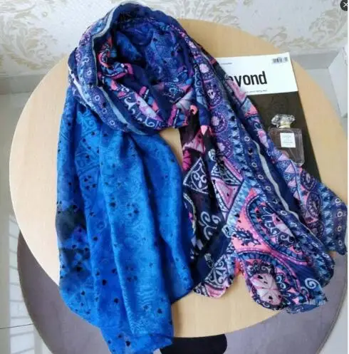 Многоцветный испанский DEG шарф шаль пляжное полотенце в подарок(2 - Цвет: 102