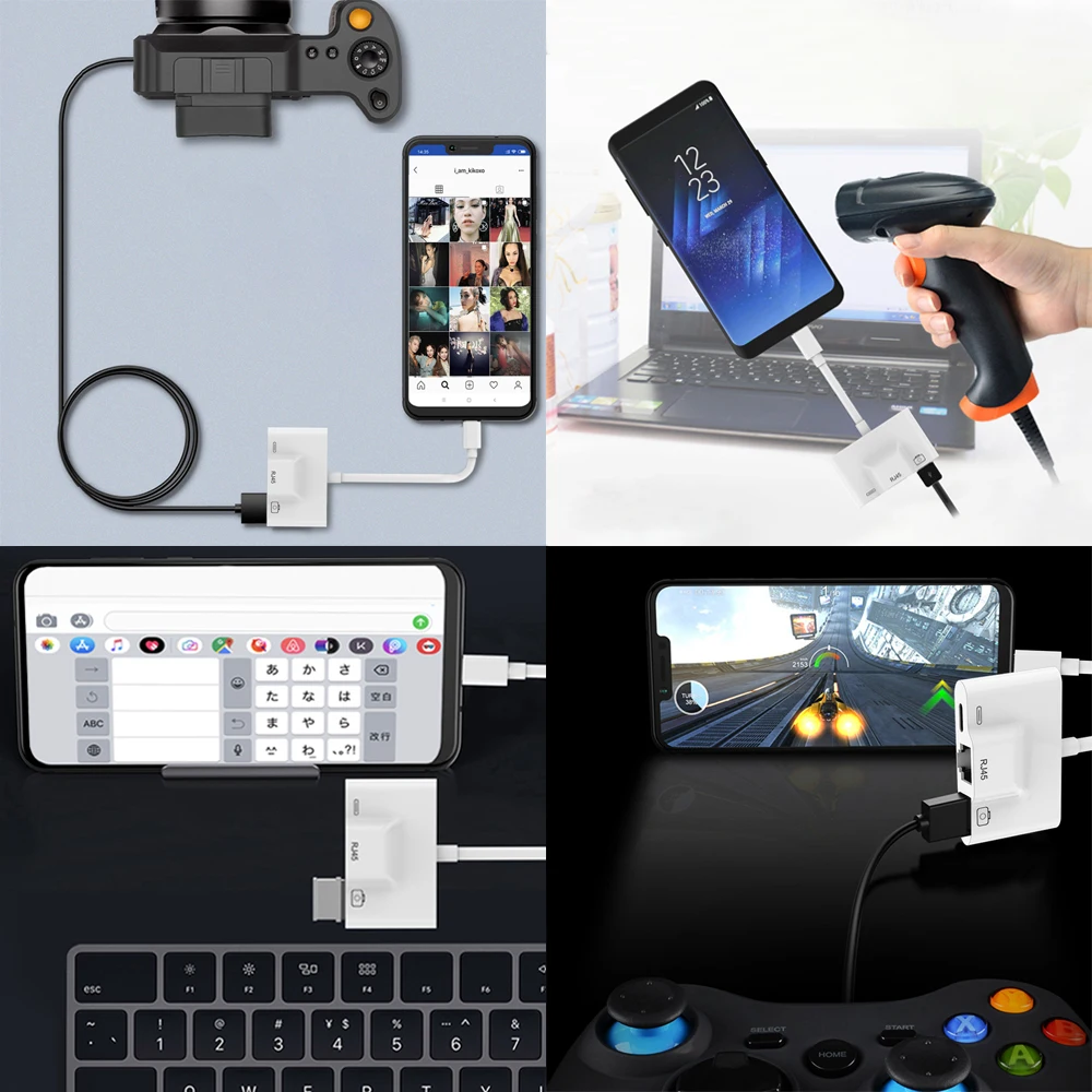 3 в 1 Ethernet адаптер для USB C к RJ45 LAN проводной сети с зарядным портом для huawei P20 type-c мобильный телефон конвертер