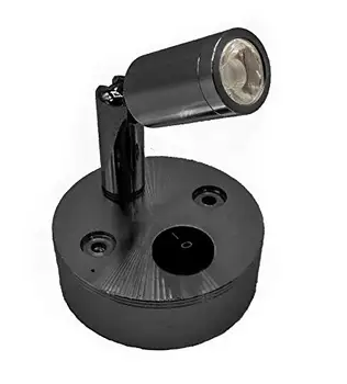 

DC12V RV Camper LED Reading Light 100LM Ceiling Light Warm White Mounted LED Wall Lamp Car Black Interior Lamp Universal