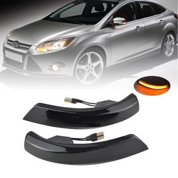 

Dynamic Turn Signal Light LED Side Wing Rearview Mirror Indicator Blinker Light For Ford Focus 2 3 Mk2 Mk3 Mondeo Mk4 2010