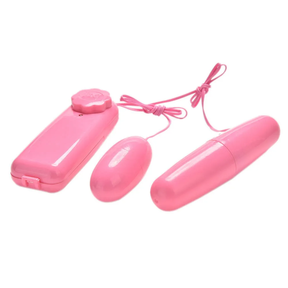 Egg Vibrator Double Vibrating Jump Eggs Massager Dot Bullet For Women Sex Products Adult Pink | Красота и здоровье