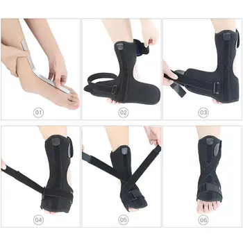 

1Pc Adjustable Fasciitis Splint Foot Orthosis Stabilizer Pain Relief Braces