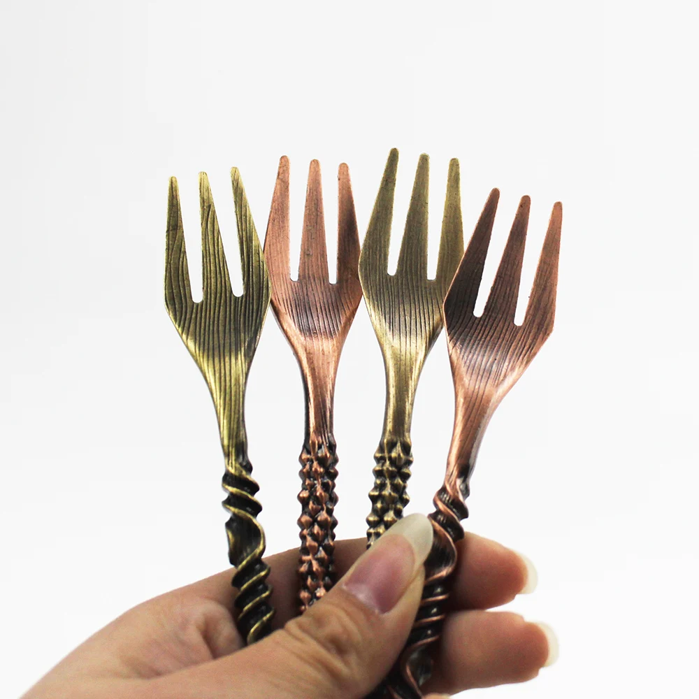 Retro Twist Shape Hookah Fork Mace Nargile Sheesha Narguile Chicha Cachimbas Accessory Tool for Shisha Smoking 4