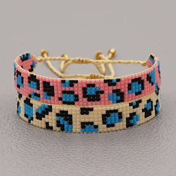 

Go2Boho Leopard Bracelets for Women Miyuki Bracelet For Girl Friendship Gifts 2021 Pulseras Femme Women's Wholesale Jewellery