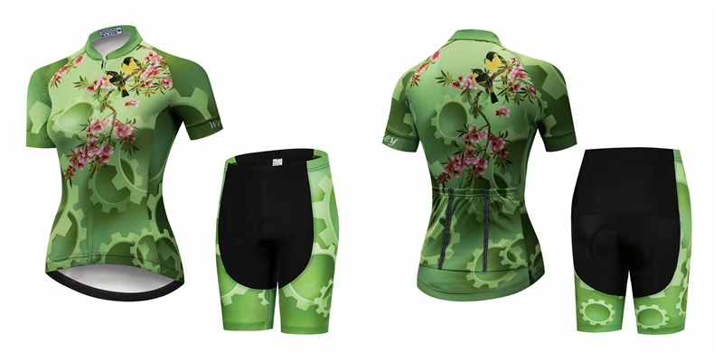 2021 JPOJPO Cycling Jersey Sets Women mtb Racing Bicycle Shirt Clothing Ropa Ciclismo Summer Short Sleeve Bike Jersey Shorts Set