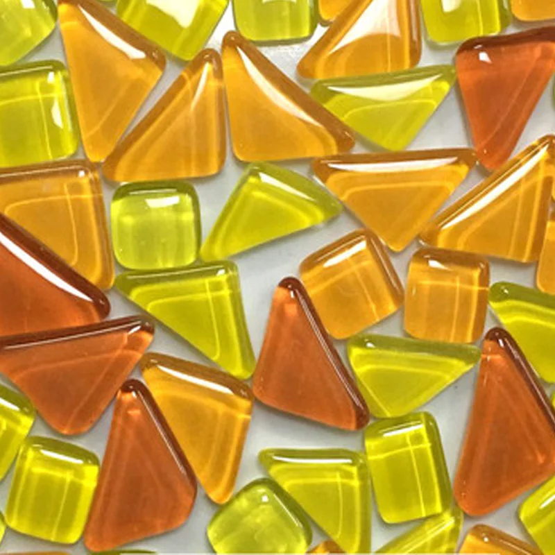 120g/Set Colorful Material Glass Mosaic Tiles Bulk Hand-decorated Design Glasses for Mosaic Making DIY Craft Art