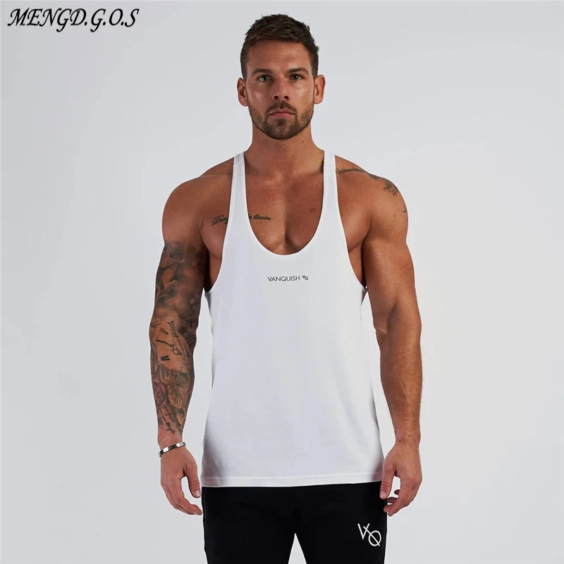 

Summer Cotton Streetwear Casual Men's Vest Jogger Brand Muscle Fitness Enthusiasts Sportswear Tops Bodybuilding Men's Clothing