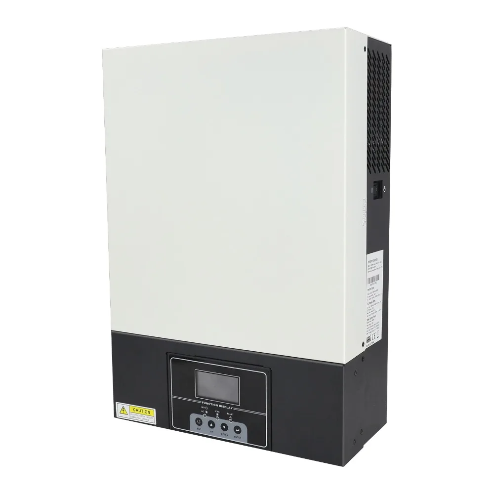 Tela de Entrada Construir em 100a Powmr Inversor Híbrido Solar Onda Senoidal Pura 48v 220vac Mppt Carregador pv 500v Pode Ser Movido 5500w Cheap Inversores solares