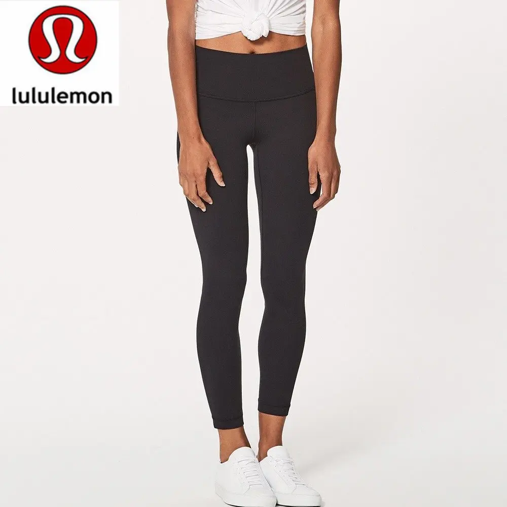 

lululemon- 1:1Versions Soft Naked-Feel lemon Athletic Fitness Leggings Women Stretchy High Waist Gym Sport Tights Pants