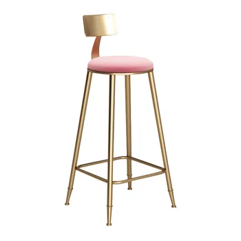 

Nordic marble golden bar tables and chairs light luxury net red bar chairs bar chairs high chairs