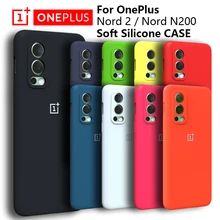 Original OnePlus Nord 2 Case High Quality Liquid Silicone Soft Cover For Nord N200 N10 N100 CE 5G  8 7 PRO full protectiver case