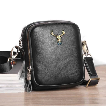 

PU Leather Crossbody Men Messenger Bag Hot Sale Male Small Man Flap Fashion Shoulder Bags Men's Travel New Handbags