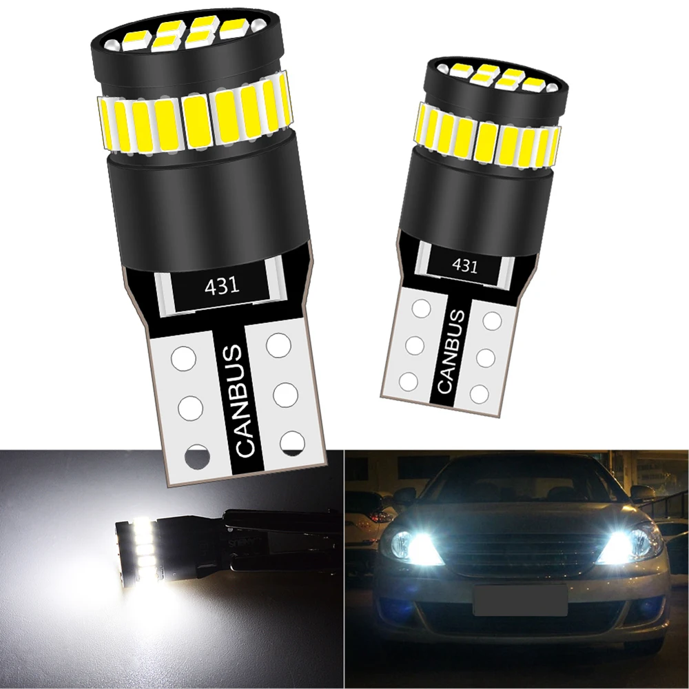 2x T10 W5W Canbus LED Parking Interior Lights Accessories 12V DC For Seat Leon mk3 mk2 fr 5f Altea xl Ateca Ibiza Arona | Автомобили и
