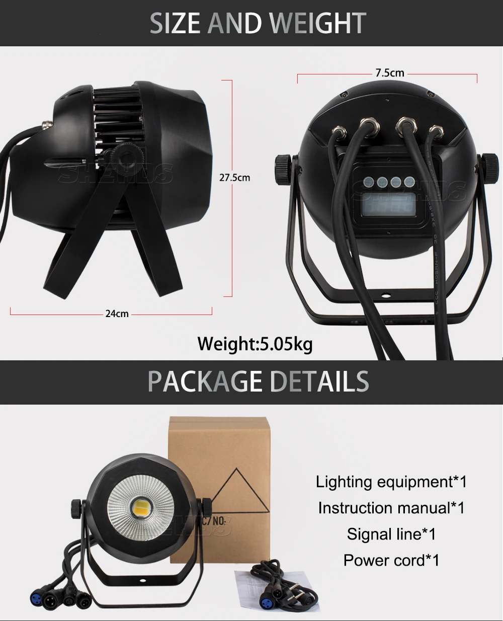 小旋风200W-COB防水帕灯-双色_07