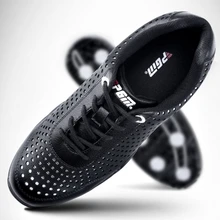 Pgm/дышащая обувь для гольфа для мужчин; Профессиональная мягкая кожаная обувь на подушке; кроссовки на шнуровке; нескользящие кроссовки; AA10101