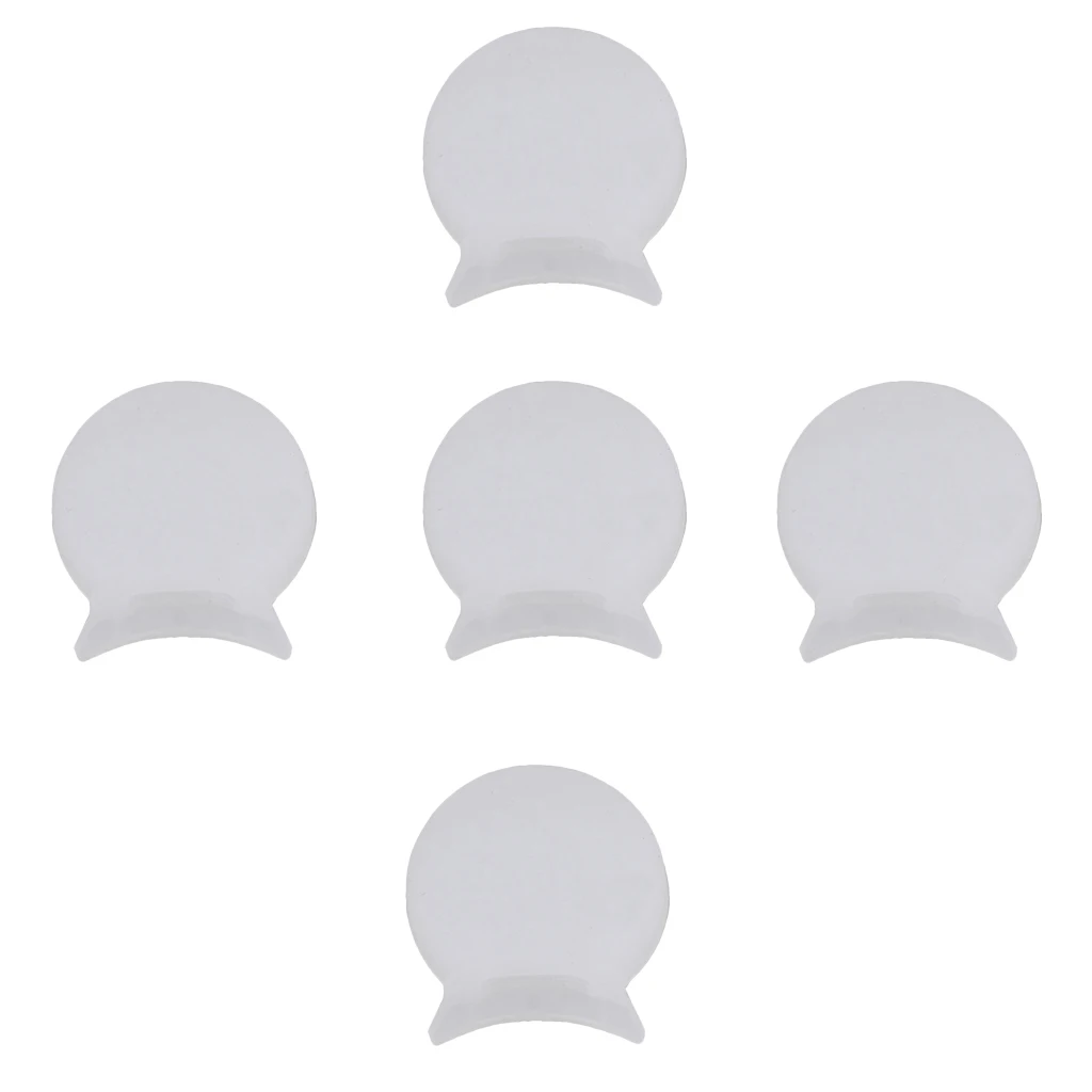 

Set of 5 White 6mm/0.23'' Rubber Clarinet Thumb Rest Cushion Protector Comfortable