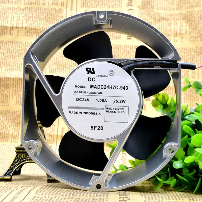 Кулер процессора для сервопривода MADC24H7C-943 24V 1.05A 25,2 W охлаждающий вентилятор