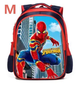 3 Mochila Бэтмен Человек-паук Капитан Америка мальчик девочка Детский сад Школьная Сумка подростковая детская студенческие рюкзаки - Цвет: 3