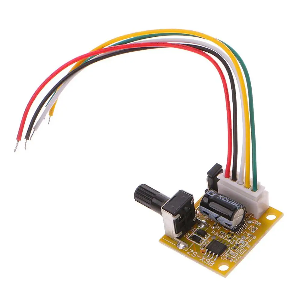 DC 5 V-12 V 2A 15W Бесщеточный Регулятор скорости двигателя без зала BLDC плата драйвера