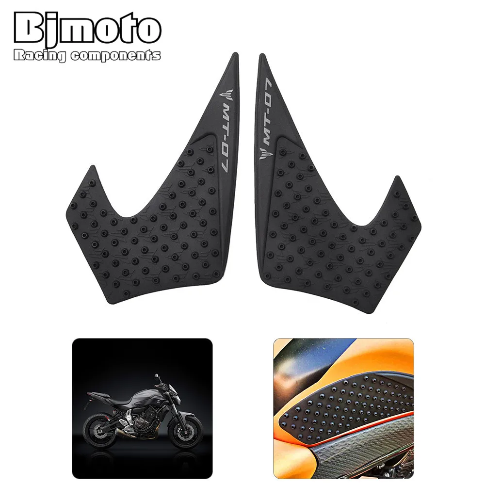 

Motorcycle Anti slip Tank Pad Sticker Gas Knee Grip Traction Side 3M Decal for Yamaha MT-07 MT 07 MT07 2014 2015 2016 2017