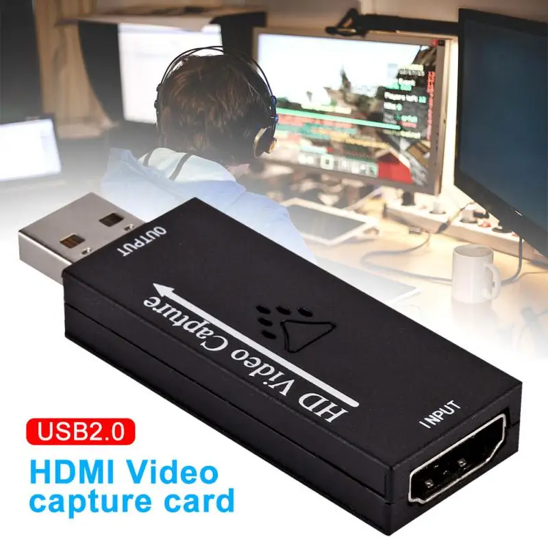 Мини видеокарта USB 2 0 HDMI видео захватывающая коробка fr игра DVD видеокамера HD