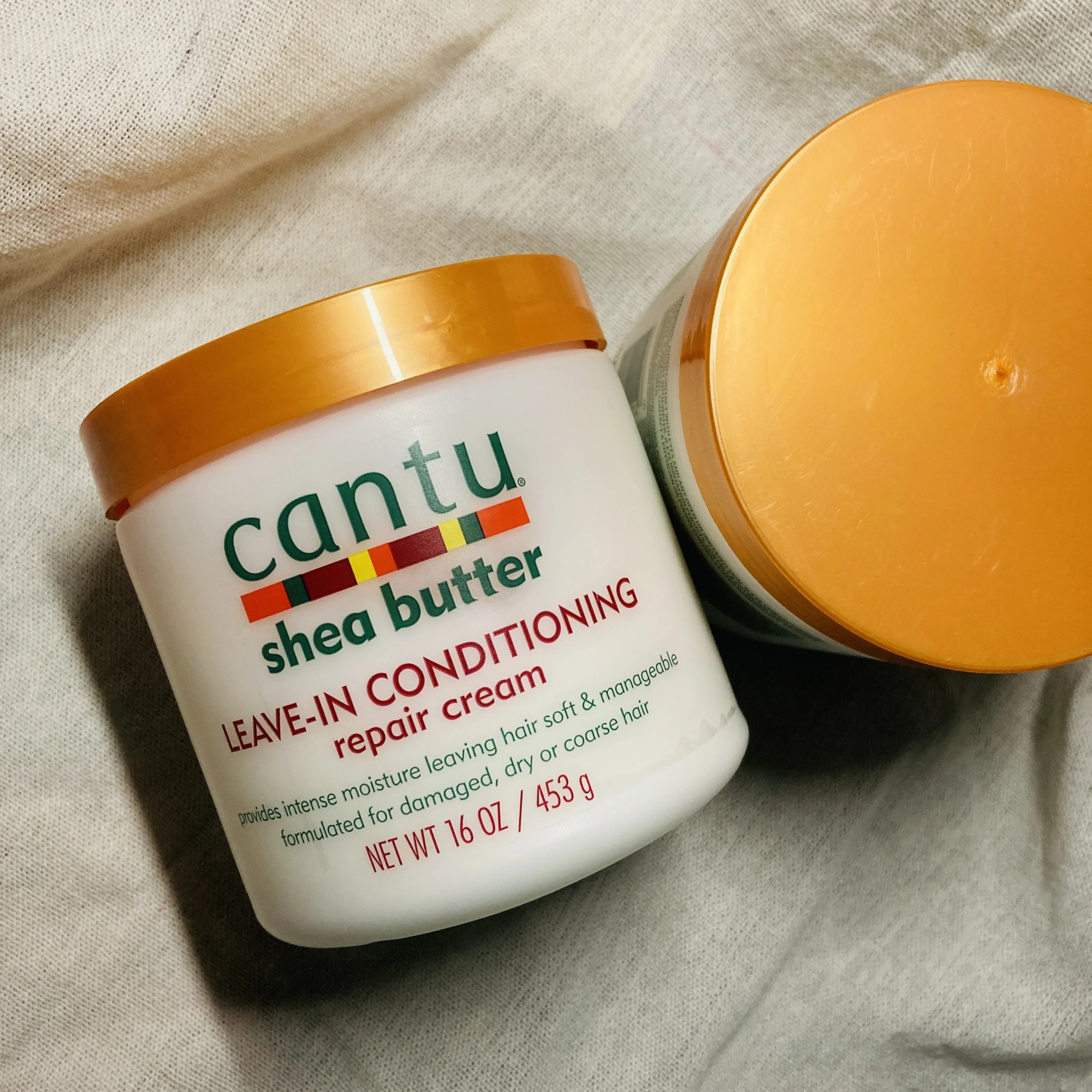 Original Cantu Shea Butter Leave In Conditioning Repair Cream 16OZ 453g