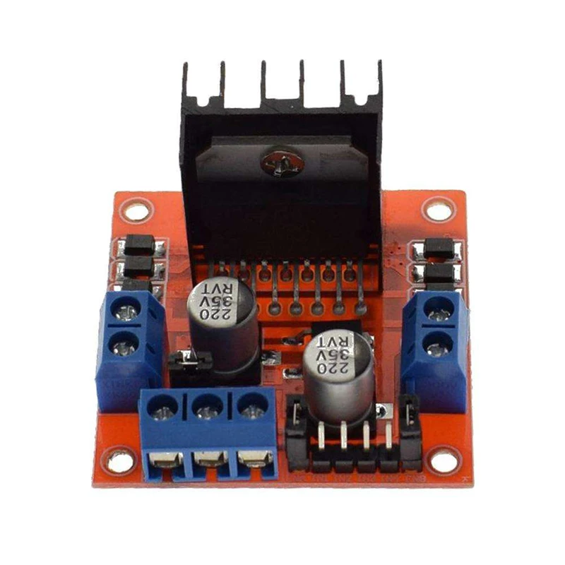Стабильный двойной H Мост 5 В DC шаговый двигатель контроллер платы модуль Arduino L298N