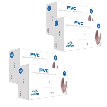 

400 Pcs Disposable Nitrile Glove Powder Free Examination Gloves Thickened Protective Gloves,S & L