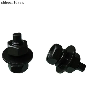 

Shhworldsea 100pcs Free Shipping Zinc Black Hexagon Screw Auto Fastener Clip