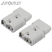 AUTOUTLET 2 шт. для Штепсельных Разъемов в стиле Anderson 175A 600 в 1/0 AWG AC/DC, электроинструмент с покрытием AWG, клеммы из твердой меди AUTOUTLET 2 шт. для Штепсельных Разъемов в стиле Anderson 175A 600 в 1/0 AWG AC/DC, электроинструмент с покрытием AWG, клеммы из твердой меди