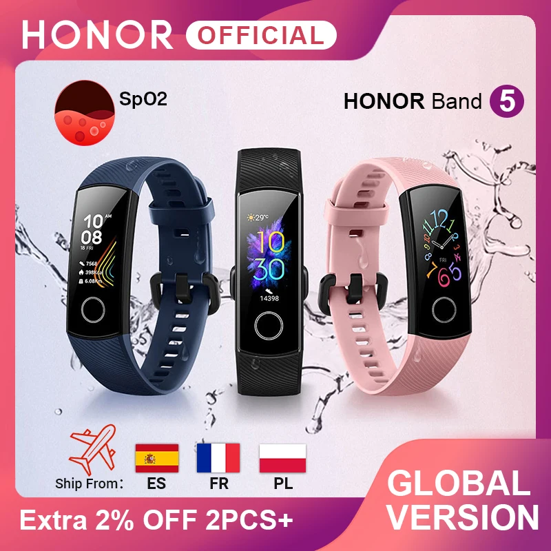 Оригинальный Смарт браслет Huawei Honor Band 5, Оксиметр, сенсорный экран, волшебный цвет, плавающий пульс, Обнаружение сна, сон, сон, Honor Band 5|Смарт-браслеты|   | АлиЭкспресс - Техника и электроника с Али