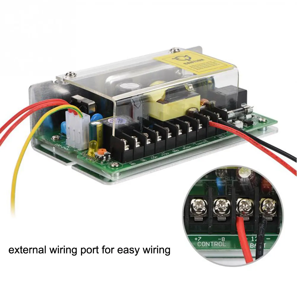 Access Power Supply AC 110-240V To DC 12V 5A 50W  For Finerprint Access Control System  Support  Battery Charge / Remote Switch - 2