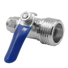 1/2 до 1/4 дюймов Блокировка дома на входе водопровод с резьбой очиститель воды обратного осмоса Отключение управления трубкой Соединительный шар