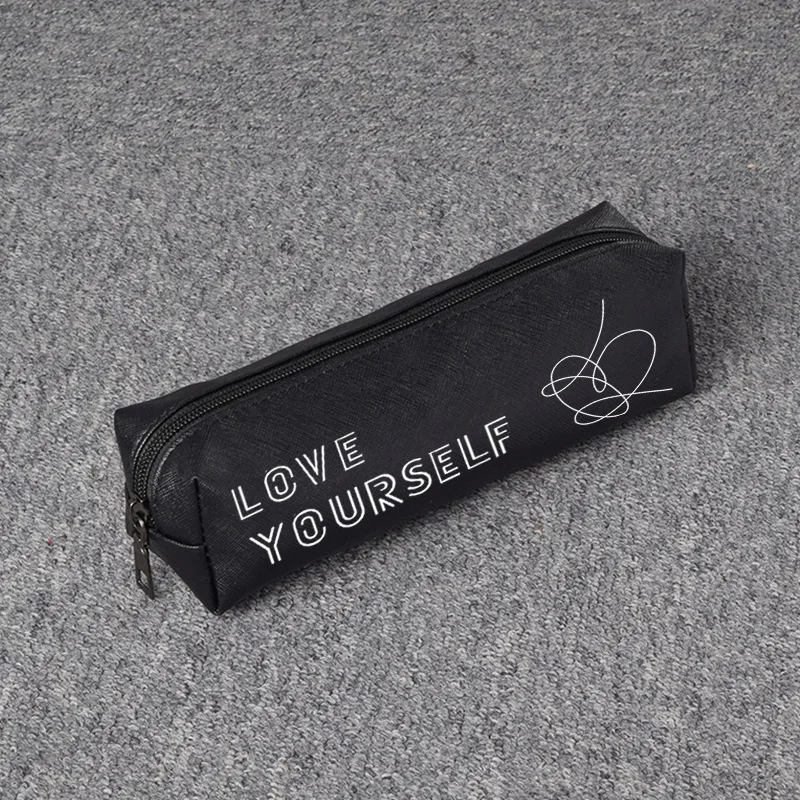 Kpop Bangtan альбом loveyourself окружающий тот же абзац suga JUNGKOOK Jimin кошельки канцелярские мешок, мешок для вещей пенал