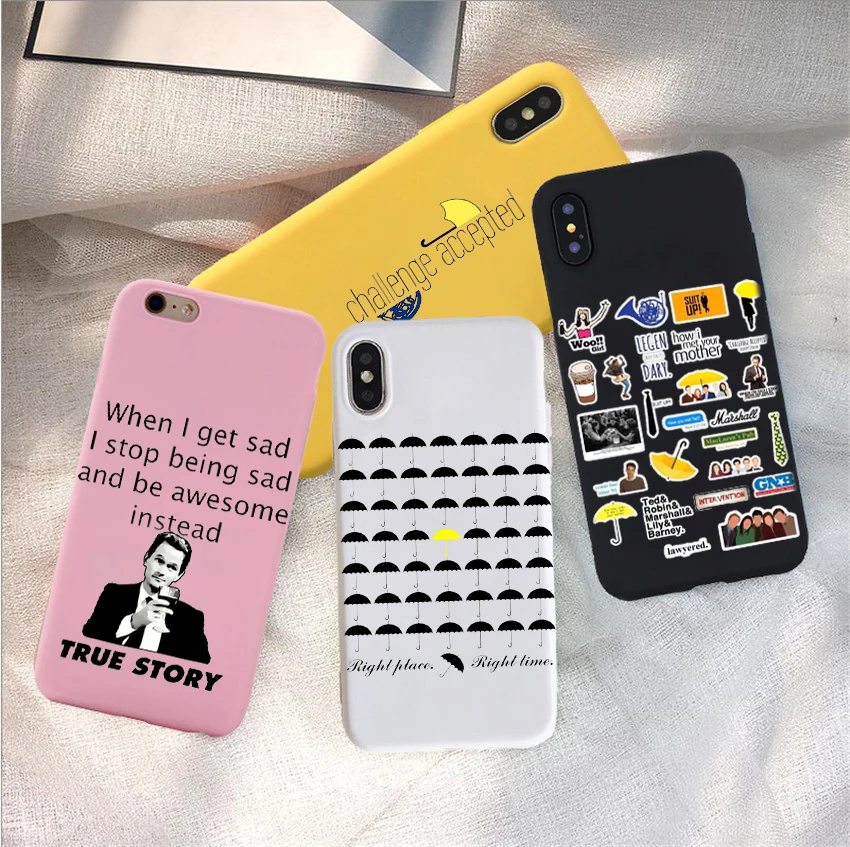 Американский сотовый телефон sitcom how i meet your mother himym чехол для iphone X 8 7 6 5 6s plus XR XSMax 11 Pro